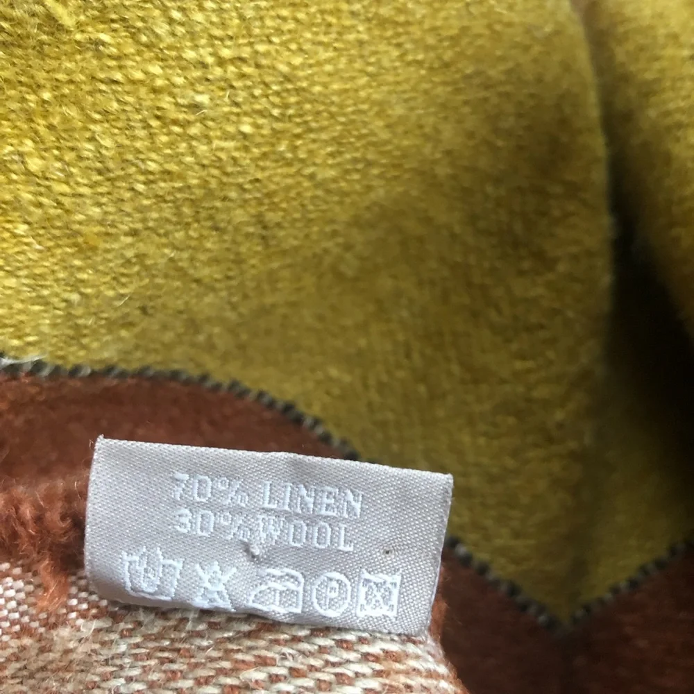 Libeco Redwood Stripe Throw 55 To 86 , Linen And Wool New